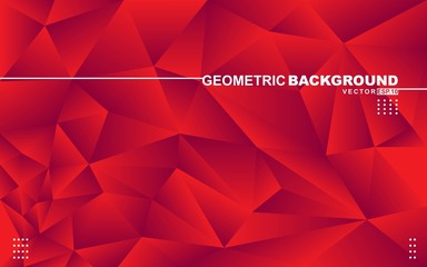 Abstract Colorful Geometric Background. Vector illustration for your design. geometric background. a combination of elegant red. vector