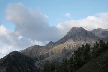 Obraz premium Trekking and hiking in val di susa