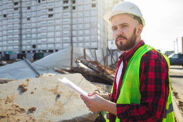 Portrait Of Construction Worker On Building Site