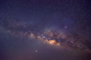 Detailed star on sky in Milky way