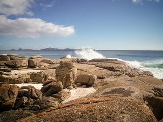 Fototapeta na wymiar View on the Ocean, Wilsons Promontory, Austalia