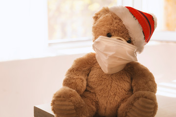 teddy bear with surgical mask