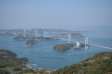 亀老山展望公園　しまなみ海道を一望