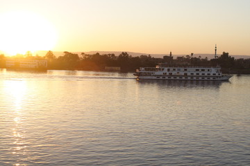 
Sunset in Luxor on the Nile