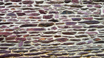 Mur de briques avec différentes couleurs