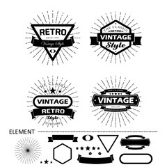 set of vintage retro labels. black and white classic ribbons banners group with place for your text. Ribbons for design, business, logo, cards.