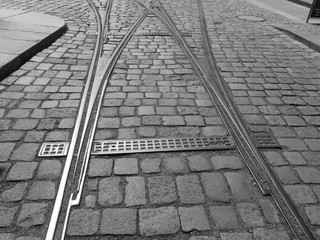 alte Strassenbahnweichen