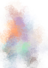 Fototapeta premium Brushed Painted Abstract Background. Brush stroked painting. Artistic vibrant and colorful wallpaper..