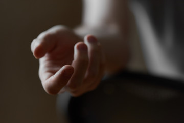 male hands hand movement different gestures