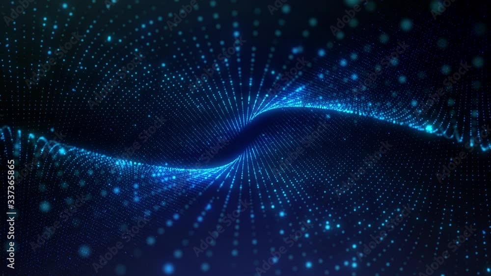 Poster abstract beautiful technology particle grid background head up display and User Interface element