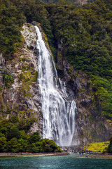 Fototapeta na wymiar Magnificent powerful waterfall