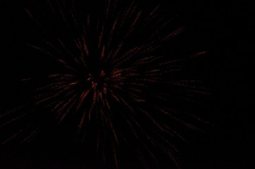 Obraz premium Fireworks in New Year Festival Celebration light background