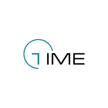 Time logo design concept template.