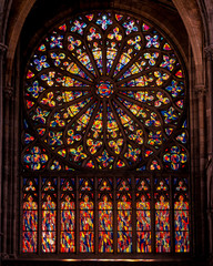 stained glass window