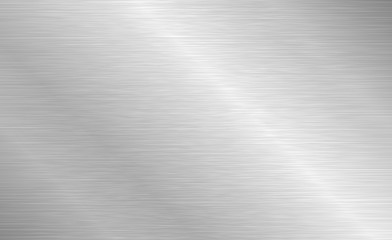 Vector brushed metal texture. Steel background with scratches.