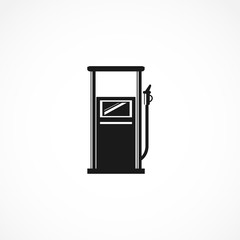 Gasoline pump nozzle sign. Gas station icon. isolated vector element