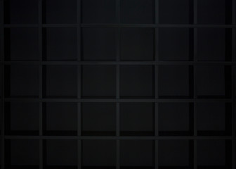 black squares on a black background, small cells