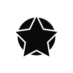 Star Icon Logo Design Vector , Template Logo Simple Business Company Modern Luxury , Emblem Isolated Illustration Outline Solid Background White

