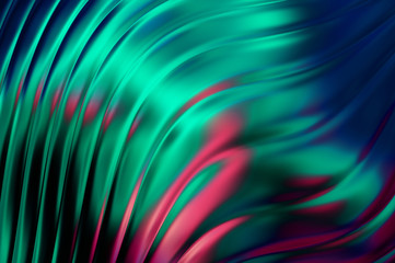 Naklejka premium Abstract background. Colorful wavy design wallpaper. Graphic illustration.
