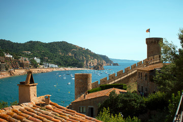 view from the fortress to the bay