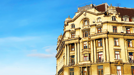 Old buildings in the historic part of Lviv, Ukraine