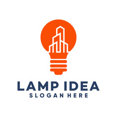 Logo Bulb Building Logo Bulb Vector template download