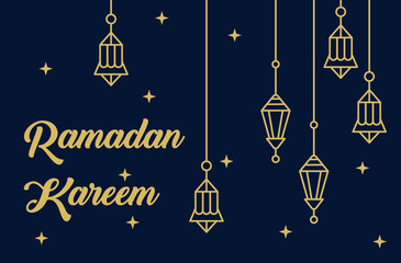 lantern lighting hanging a vector download quality, ramadan kareem