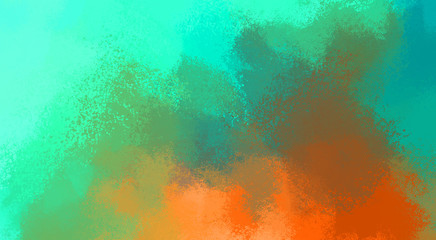 Brushed Painted Abstract Background. Brush stroked painting. Artistic vibrant and colorful wallpaper.