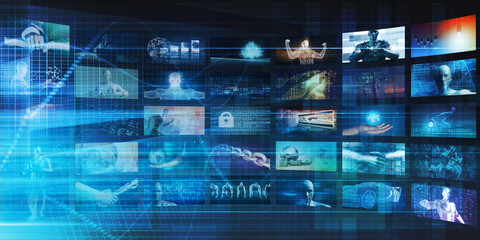 Fototapeta premium Technology Abstract