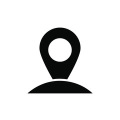 Gps maps best icon , template logo design road business , emblem isolated illustration outline solid background white
