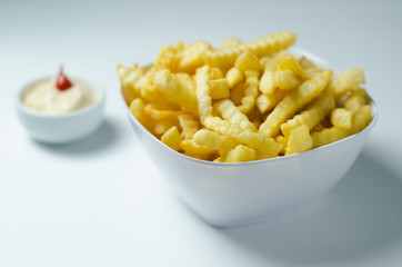 portion of fries