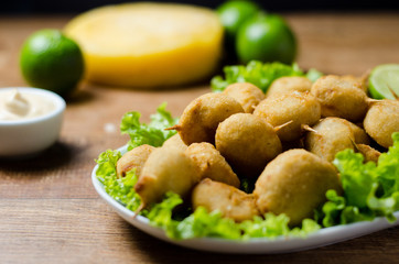 bolinho de bacalhau