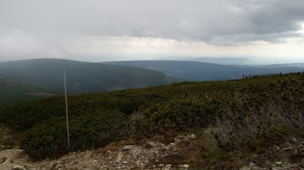 poland mountain Izery Góry izerskie Polska widok ze Smreka