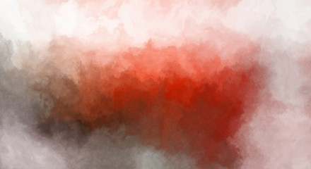 Watercolor painted background. Abstract Illustration wallpaper. Brush stroked painting. 2D Illustration.