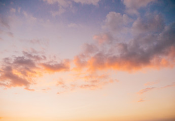 Beautiful Sunset Sky in the Philippines