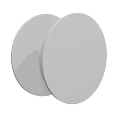 Blank Smarthone Cellphone Pop Socket Holder. 3d render illustration isolated on white background.