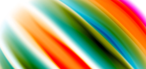 Silk smooth lines on white, liquid fluid color waves. Vector Illustrations For Wallpaper, Banner, Background, Card, Book, Illustration, landing page, cover, placard, poster, banner, flyer, design