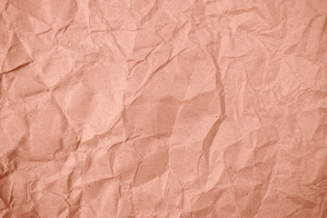 Crumpled brown paper in the background