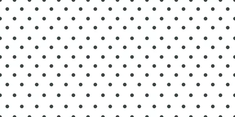 Papier Peint photo Lavable Polka dot Cercles de couleur grise. Modèle sans couture à pois. Fond de dessin vectoriel.