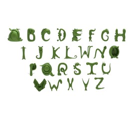 3d illustration of the child alphabet