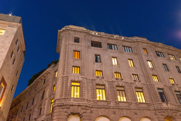 Italy, Milan, 13 February 2020, view of a historic building