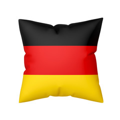 Pillow with the flag of Germany