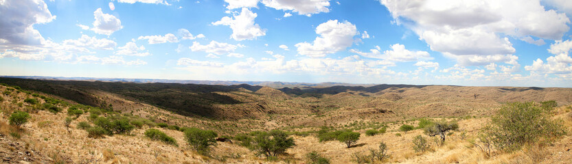 Fototapeta na wymiar Landscape in Namibia - On the road to Etosha