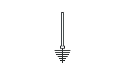 Toilet brush, bathroom clean, toilet cleaner, cleaning, pipe, cleanup, tool-free vector icon