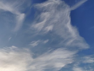 blue sky with clouds