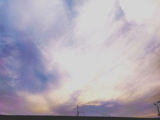 Obraz premium time lapse of clouds over city