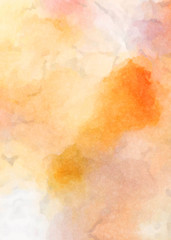 Watercolor painted background. Abstract Illustration wallpaper. Brush stroked painting. 2D Illustration.