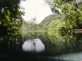 Naklejka premium Outdoor pool in Colombia