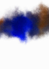 Watercolor painted background. Abstract Illustration wallpaper. Brush stroked painting. 2D Illustration.