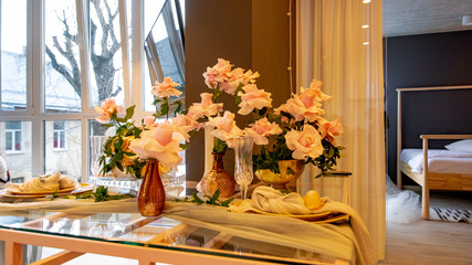 interior of a restaurant